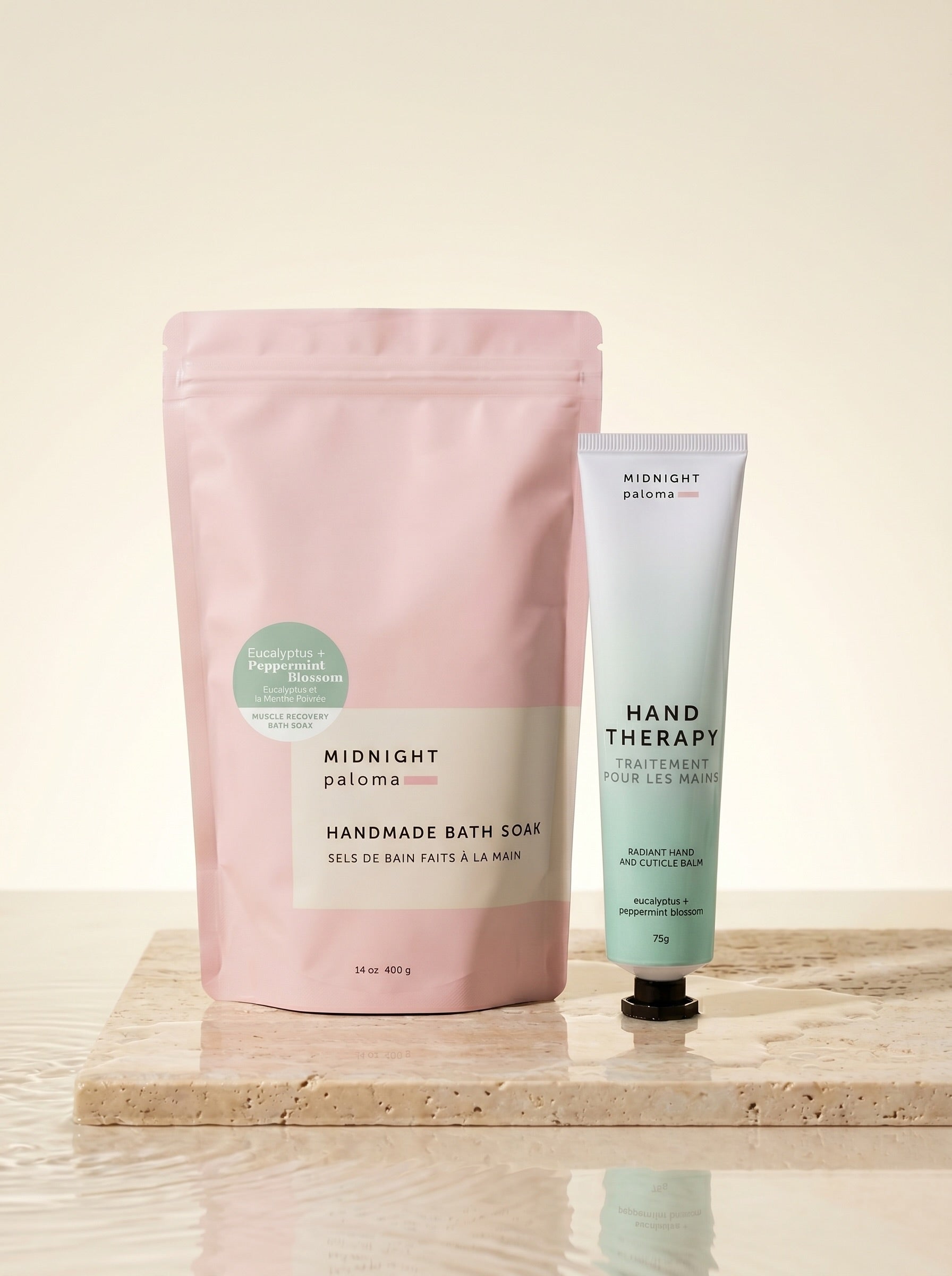 Eucalyptus + Peppermint: Hand Cream and Bath Soak